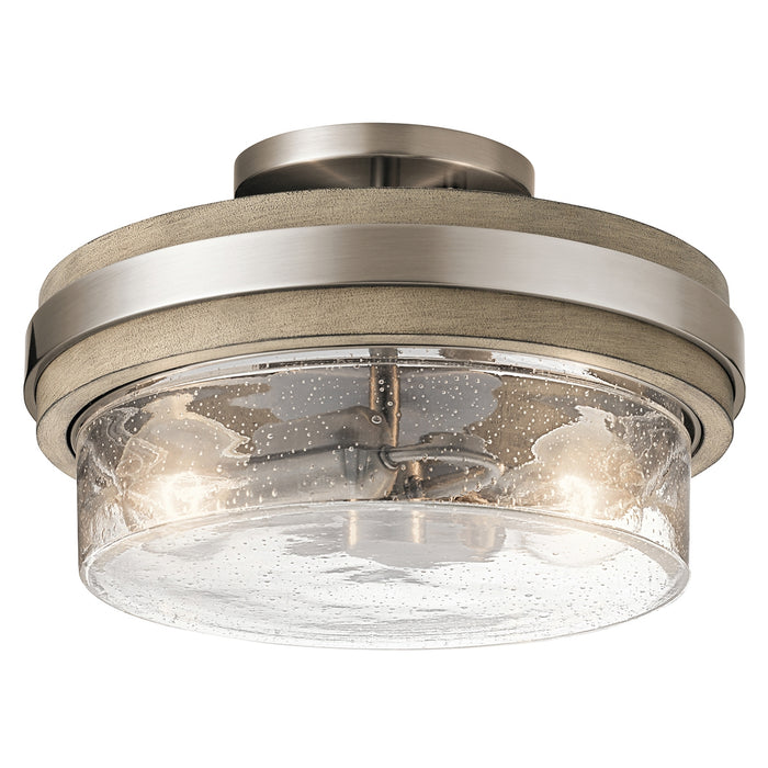 Kichler 44100 Grand Bank 2-lt 12" Semi Flush