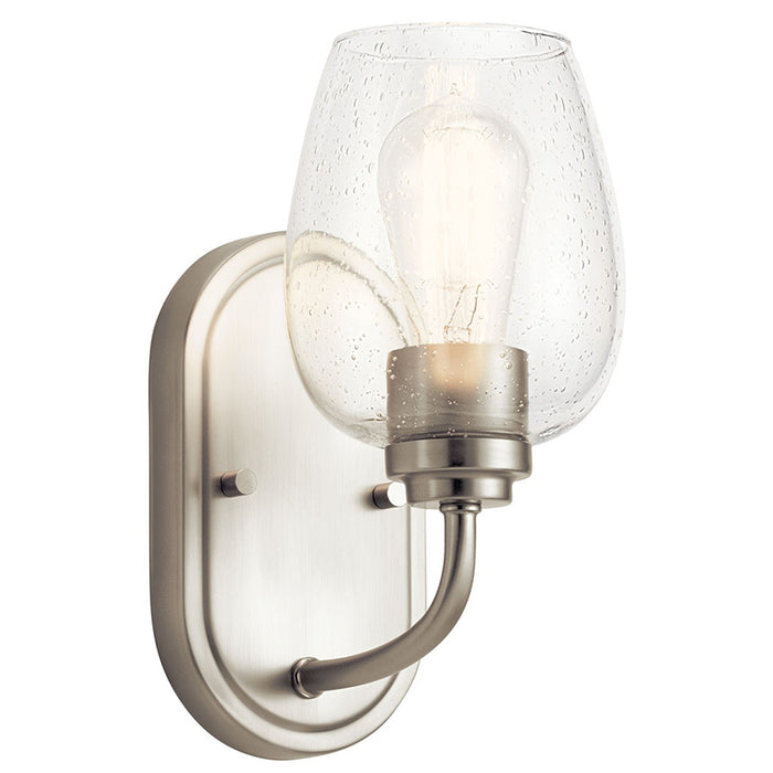Kichler 44381 Valserrano 1-lt 10" Tall Wall Sconce with Clear Seeded Glass