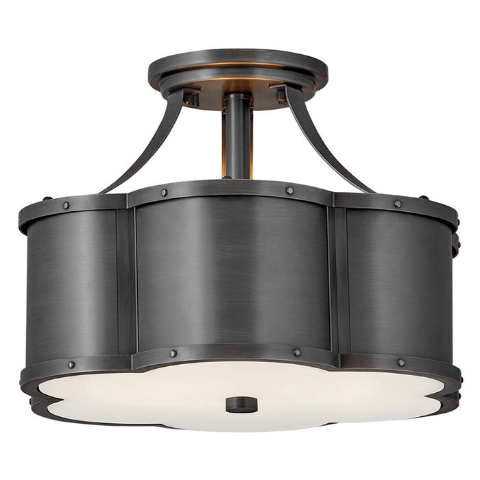 Hinkley 4443 Chance Small 2-lt 14" LED Semi Flush Mount