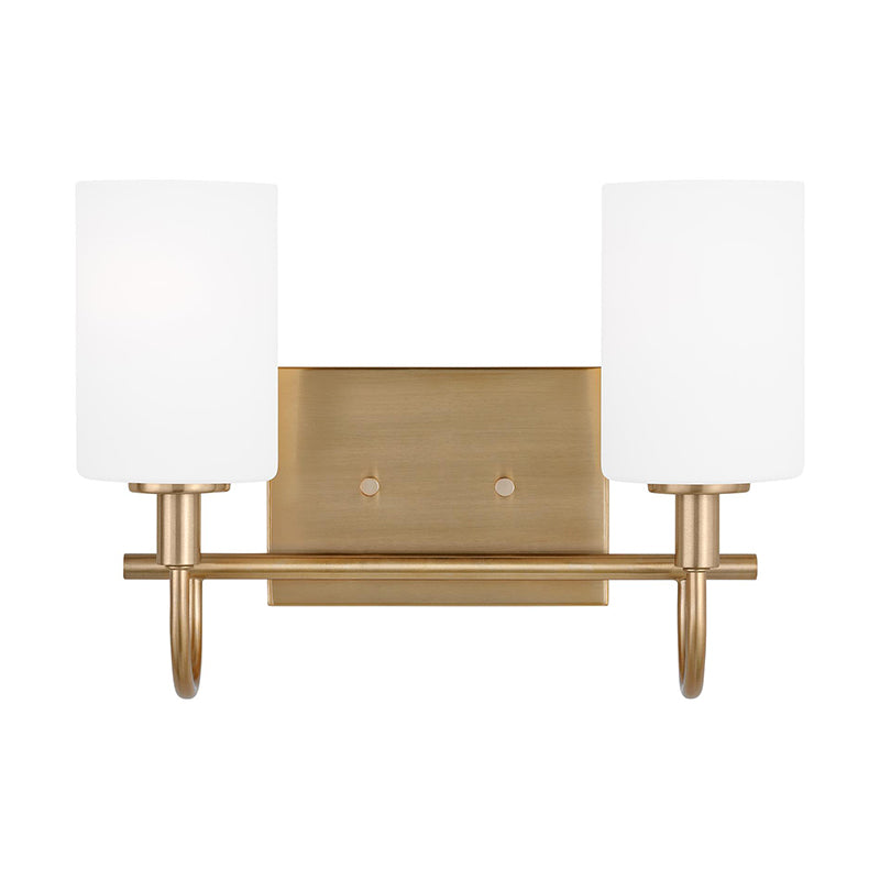 Visual Comfort 4457102EN3 Oak Moore 2-lt 14" LED Bath Light