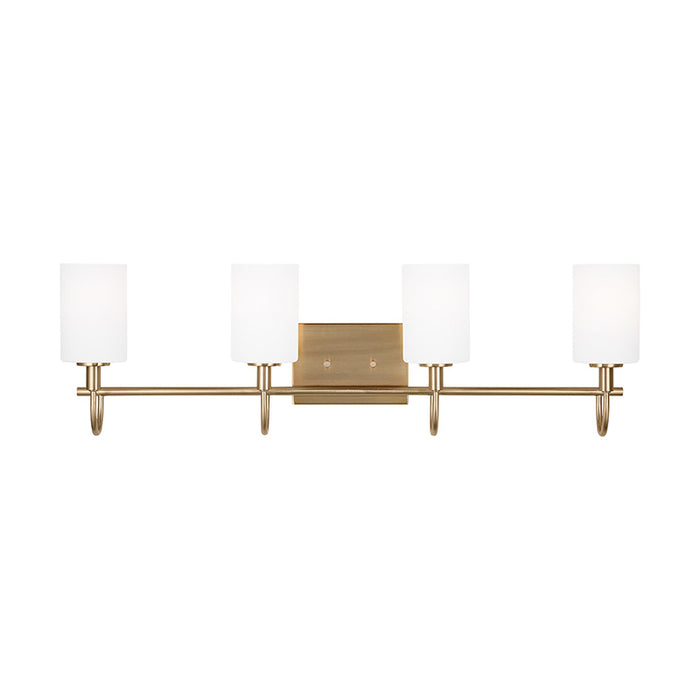 Sea Gull 4457104 Oak Moore 4-lt 34" Bath Light