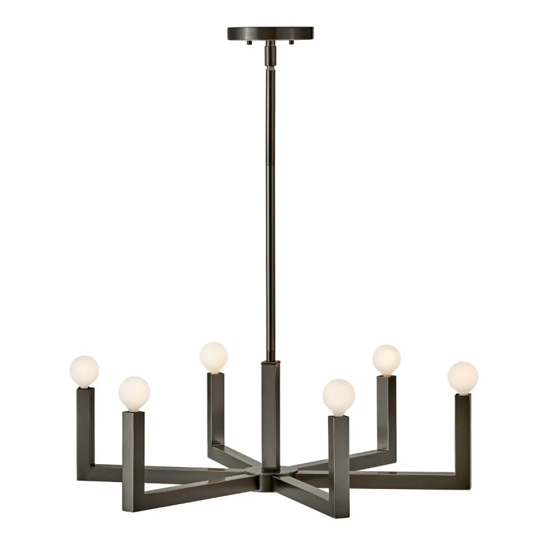 Hinkley 45046 Ezra 6-lt 27" LED Chandelier