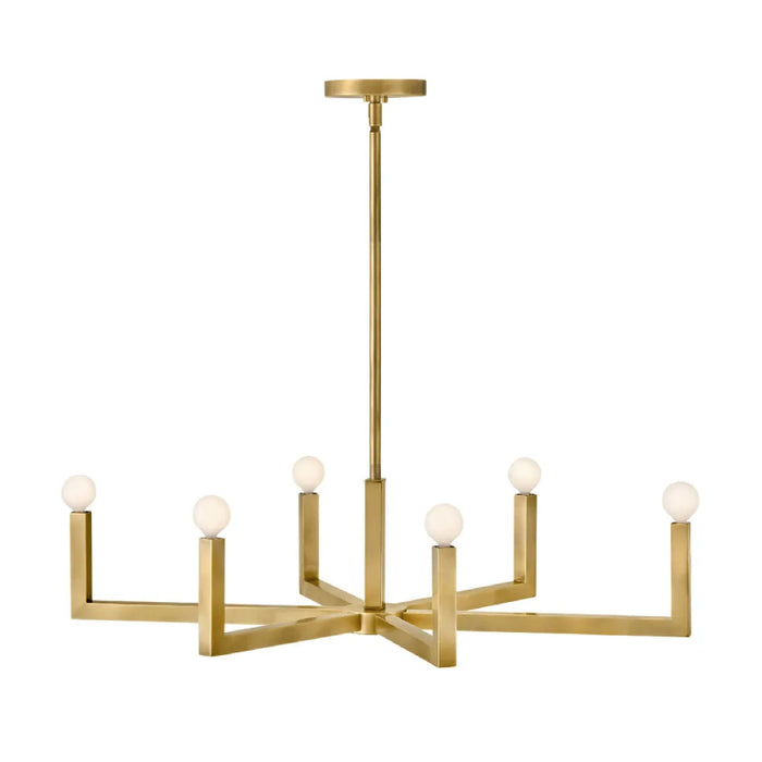 Hinkley 45048 Ezra 6-lt 36" LED Chandelier