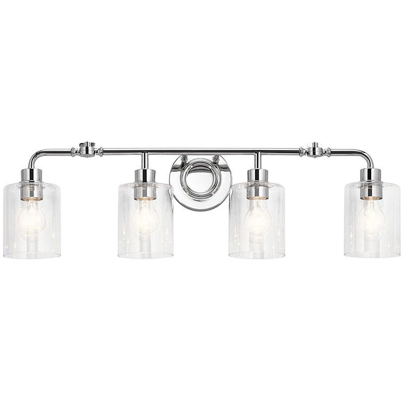 Kichler 45667 Gunnison 4-lt 34" Vanity Light-Chrome