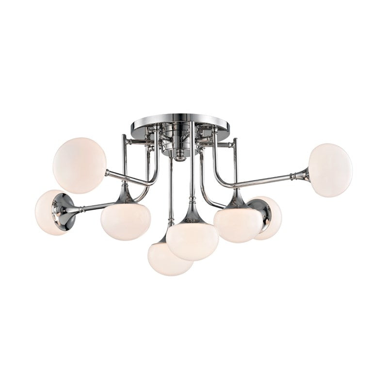 Hudson Valley 4708 Fleming 8-lt LED Semi Flush
