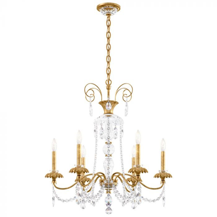 Schonbek AT1006N Helenia 6-lt 28" Chandelier
