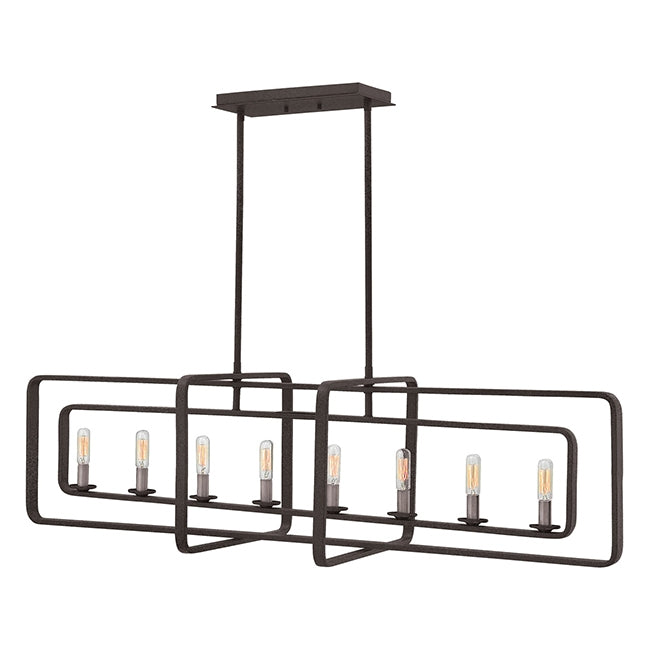 Hinkley 4818 Quentin 8-lt 45" LED Linear Chandelier