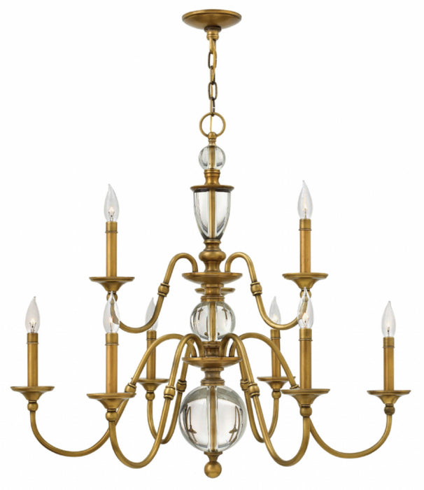 Hinkley 4958 Eleanor 9-lt 35" LED Chandelier