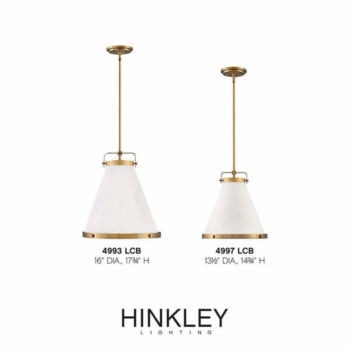 Hinkley 4993 Lark 1-lt 16" LED Pendant