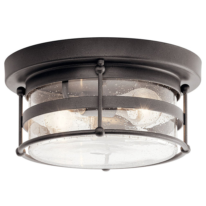 Kichler 49965 Mill Lane 2-lt 12" Outdoor Flush Mount