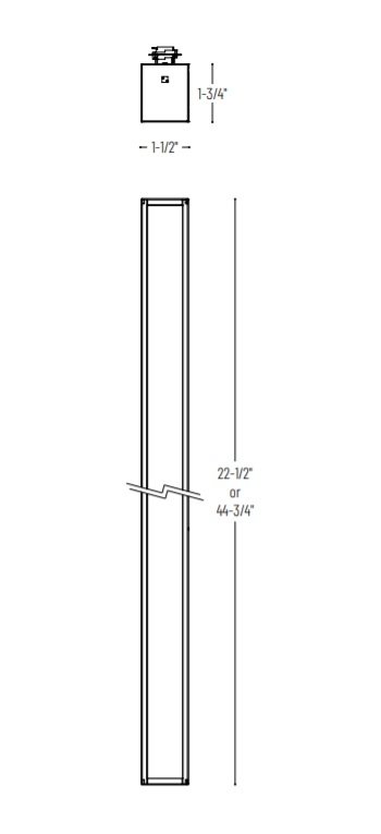 Nora NTE-LIN LED 4' Tunable T-Line Linear Track
