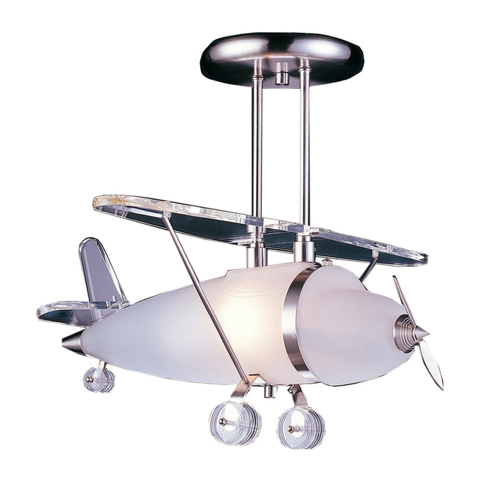 ELK 5051 Novelty Prop Plane 1-lt 19" Semi Flush Mount