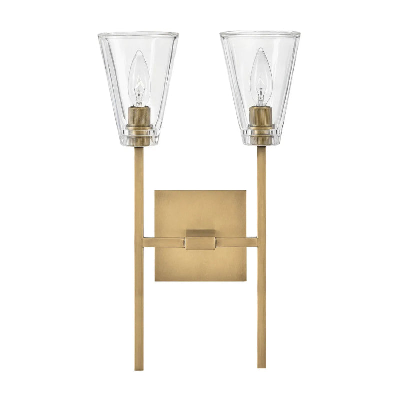 Hinkley 50642 Auden 2-lt 18" Tall LED Vanity Light