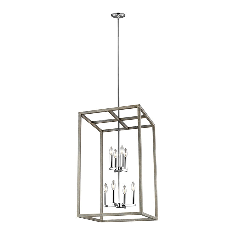 Generation 5134508EN Moffet Street 8-lt 19" LED Hall / Foyer Pendant