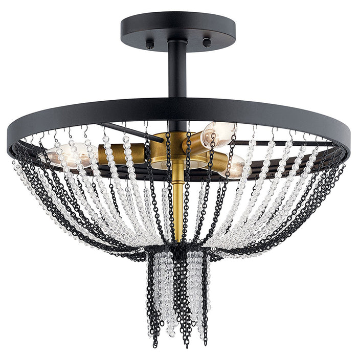 Kichler 52049 Alexia 3-lt 16" Semi Flush