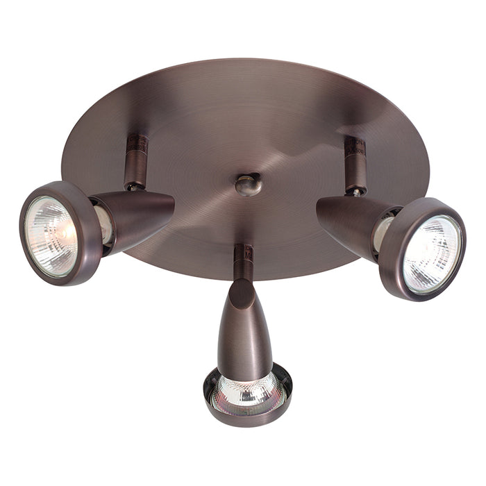 Access 52221LEDDLP Mirage 3-lt 10" LED Cluster Flush Mount Spotlight