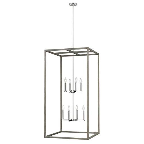 Generation 5234508EN Moffet Street 8-lt 24" LED Hall / Foyer Pendant