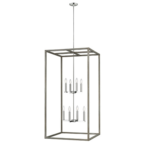 Sea Gull 5234508EN Moffet Street 8-lt 24" LED Hall / Foyer Pendant