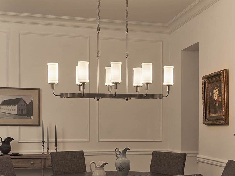 Kichler 52453 Vetivene 8-lt 47" Linear Chandelier