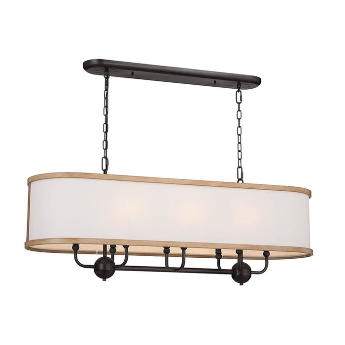 Kichler 52467 Heddle 8-lt 43" Linear Chandelier