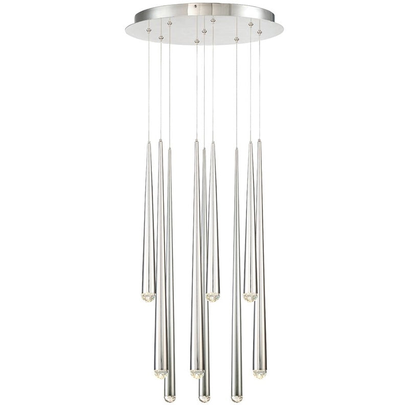 Modern Forms PD-41809R Cascade Flat 9-lt 17" LED Round Pendant