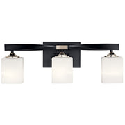 Kichler 55002 Marette 3-lt 23" Vanity Light-Black