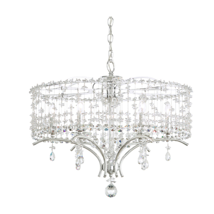 Schonbek TC1024N Bella Rose 6-lt 25" Chandelier