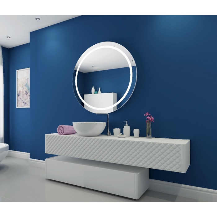 Paris Mirror Harmony Round 44 x 44 Round LED Illuminated Mirror, RGBW