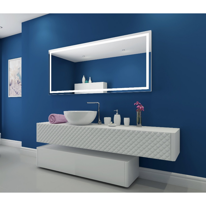 Paris Mirror Harmony 70 x 32 Rectangle LED Illuminated Mirror, RGBW