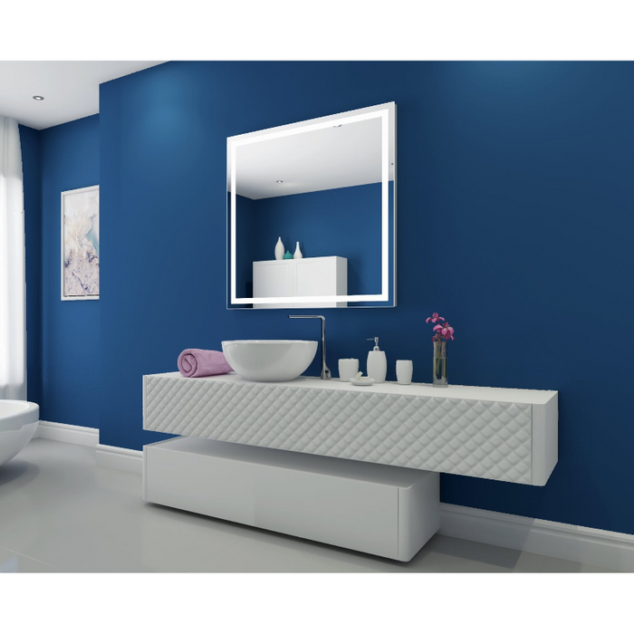 Paris Mirror Harmony 40 x 40 Square LED Illuminated Mirror, RGBW