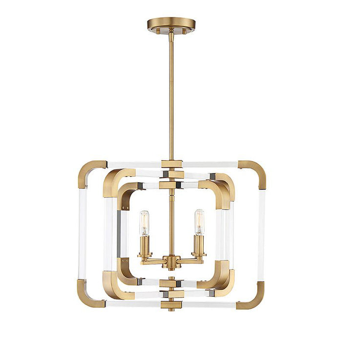 Savoy House 6-1662-4 Rotterdam 4-lt 11" Convertible Semi Flush