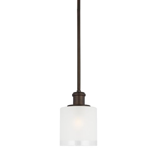 Sea Gull 6139801EN3 Norwood 1-lt 6" LED Pendant