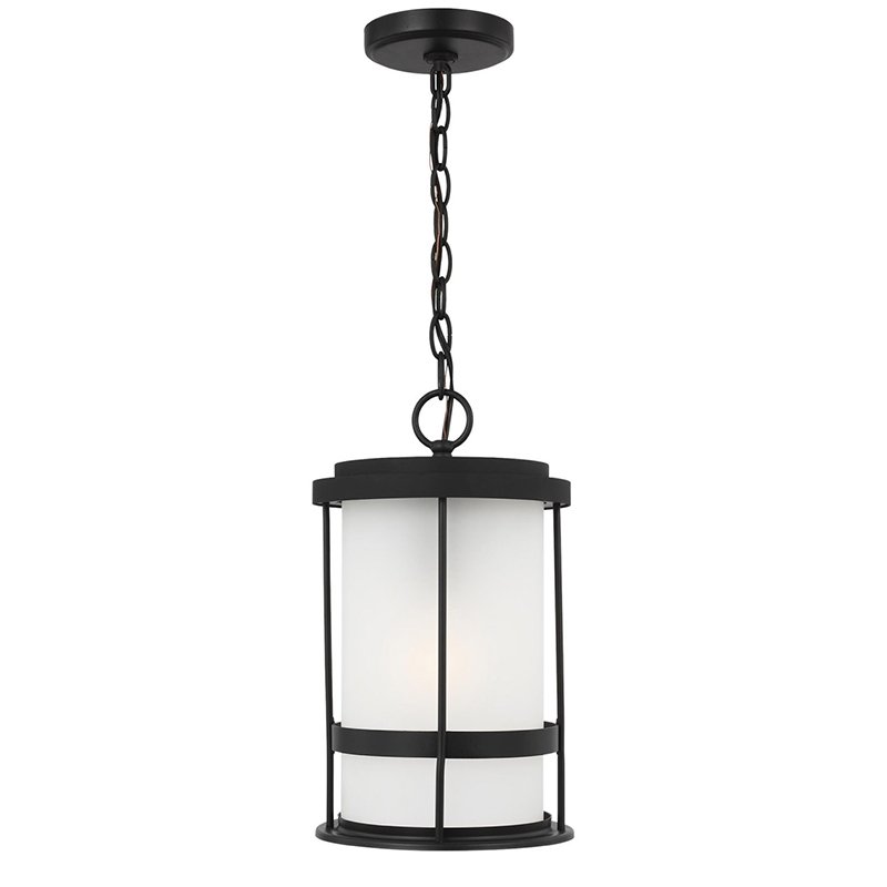 Generation 6290901EN3 Wilburn 1-lt 8" LED Outdoor Pendant Lantern