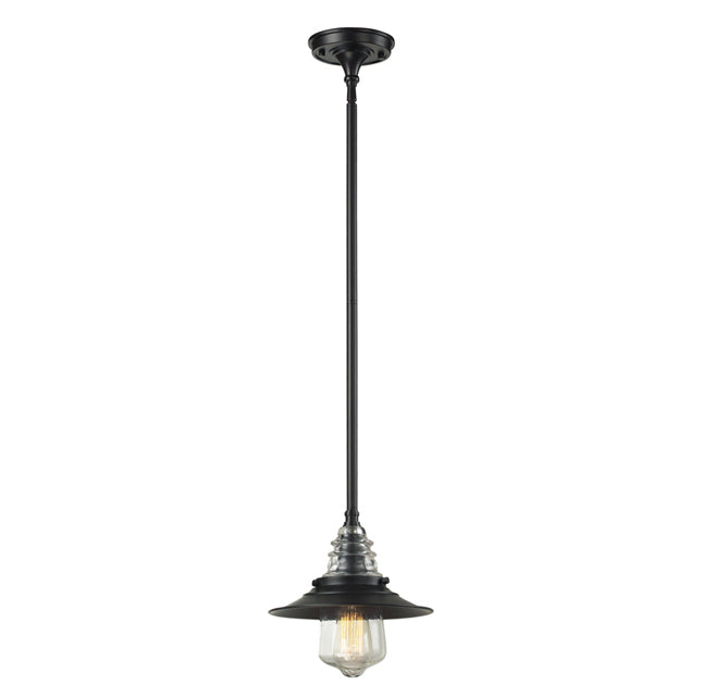 ELK 66817 Insulator Glass 1-lt 9" Pendant