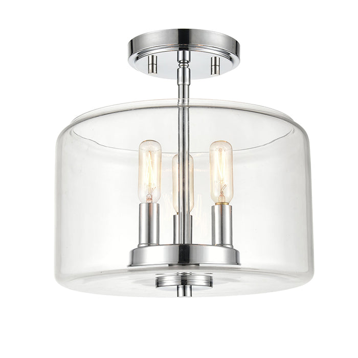 Millennium 6923 3-lt 11" Semi-Flush Mount