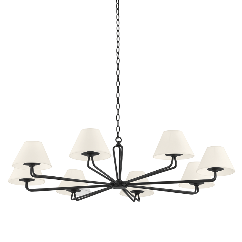 Troy F2550 Ozias 8-lt 50" Chandelier
