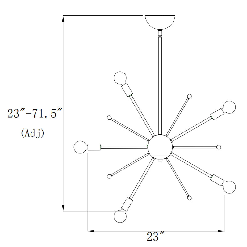 Savoy House 7-6099-24 Galea 24-lt 23" Chandelier