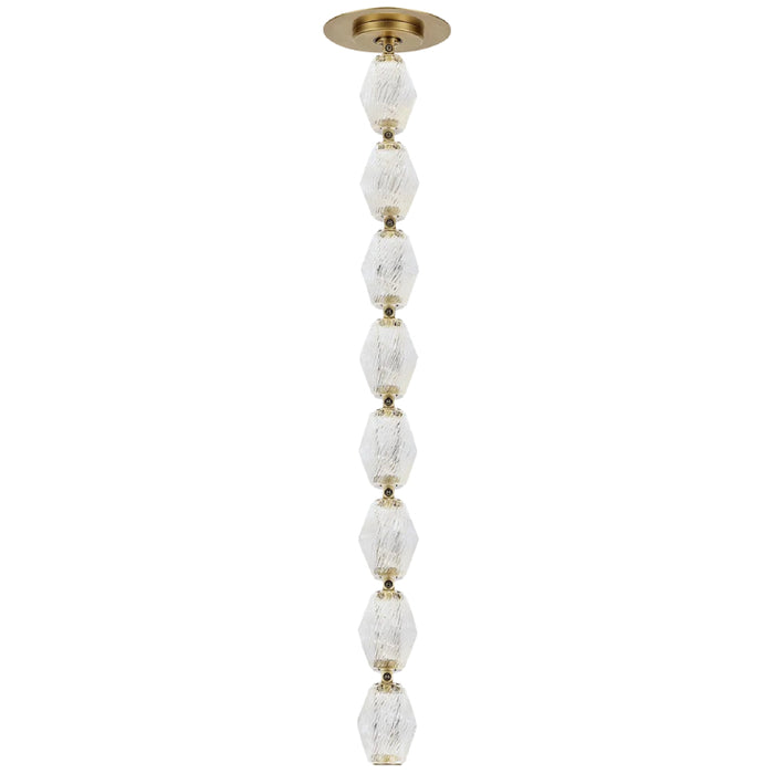Visual Comfort 700CLR24 Collier 24 LED Pendant with Remote Mount Driver, 2700K
