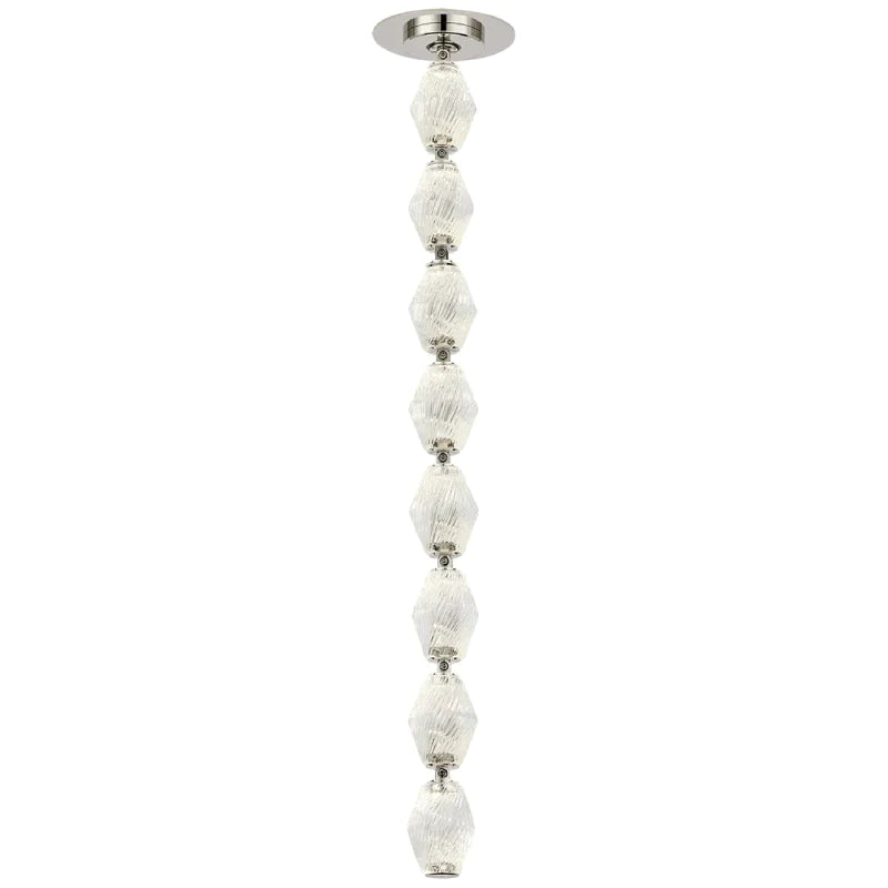 Visual Comfort 700CLR24 Collier 24 LED Pendant with Surface Mount Driver, 3000K