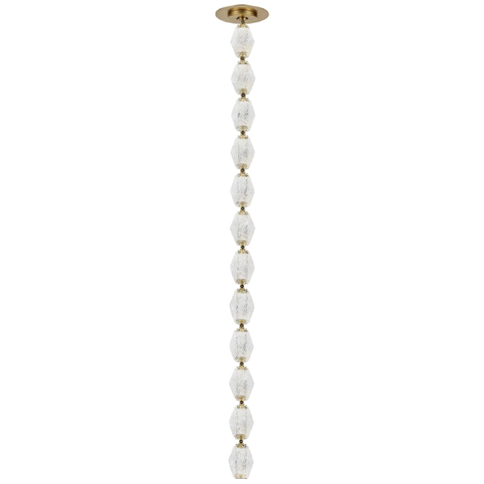Visual Comfort 700CLR36 Collier 36 LED Pendant with Remote Mount Driver, 2700K