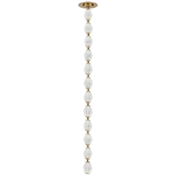 Visual Comfort 700CLR36 Collier 36 LED Pendant, with Surface Mount Driver, 2700K