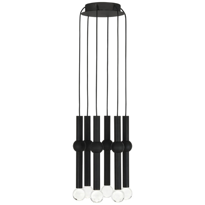 Tech 700TRSPGYD6 Guyed 6-lt 10" LED Chandelier