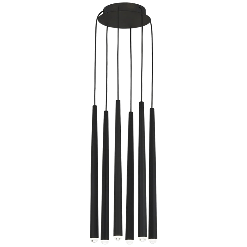 Visual Comfort 700TRSPPYL6 Pylon 6-lt 9" LED Chandelier