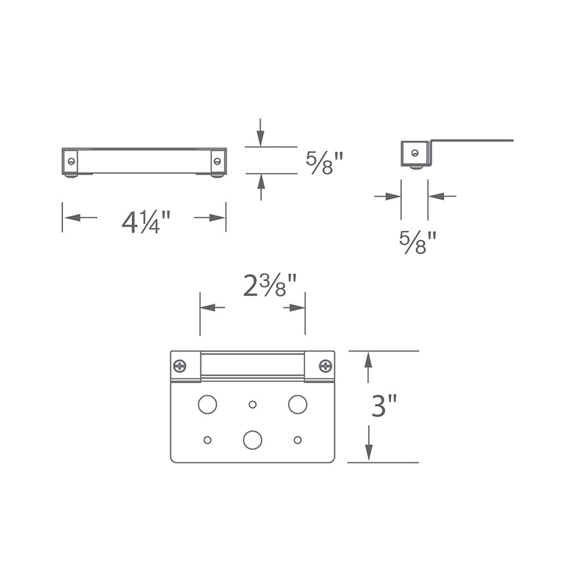 WAC 7032 3" LED Hardscape Quick Connect Linear Hardscape Light