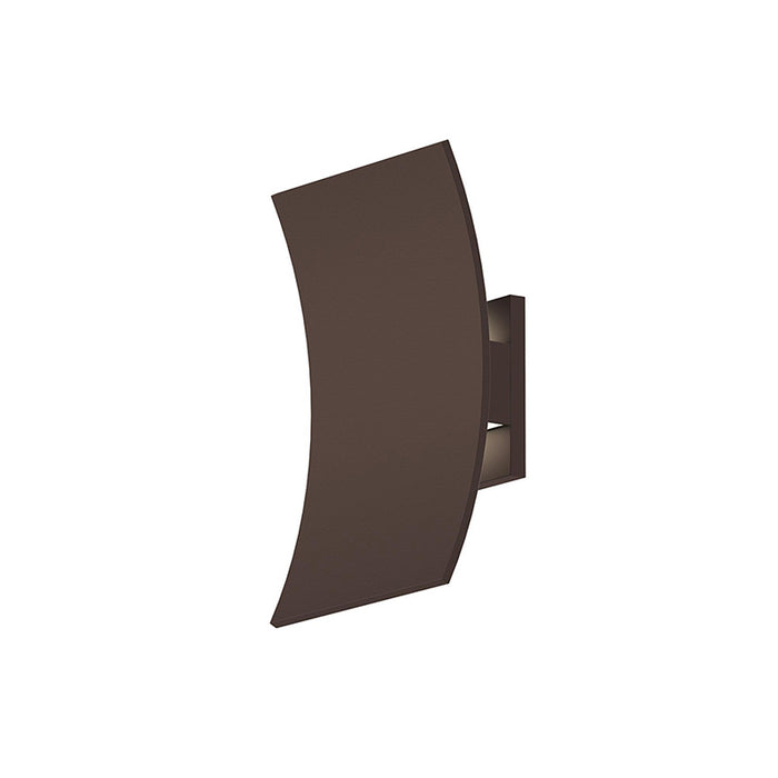 Sonneman 7260 Curved Shield 11" Tall Indoor/Outdoor LED Wall Sconce