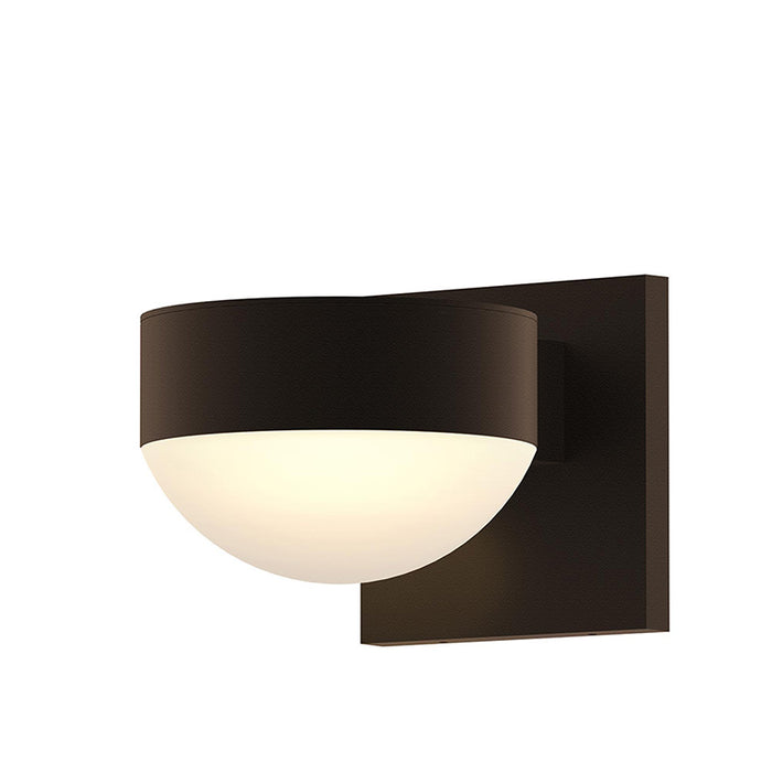 Sonneman 7300 Reals 1-lt 5" Indoor/Outdoor Downlight LED Wall Sconce - Plate Cap / Dome Lens