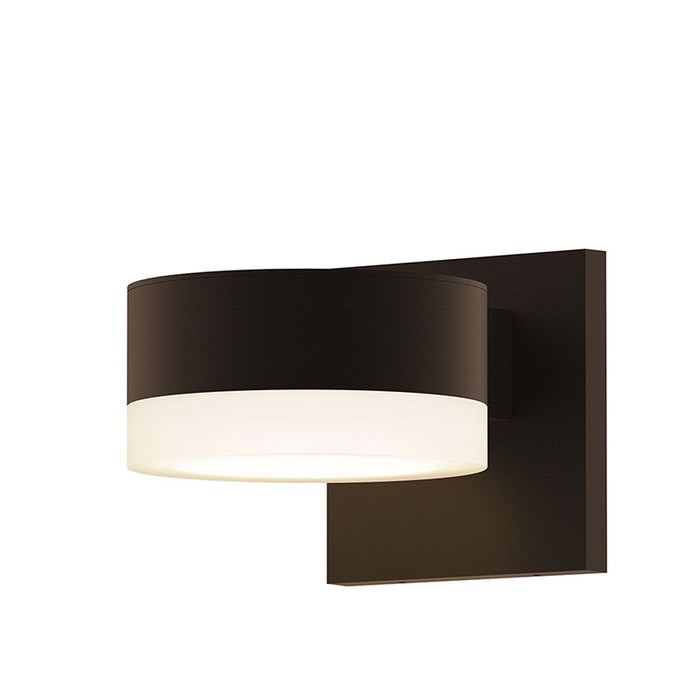Sonneman 7300 Reals 5" Indoor/Outdoor Downlight LED Wall Sconce - Plate Cap / White Lens