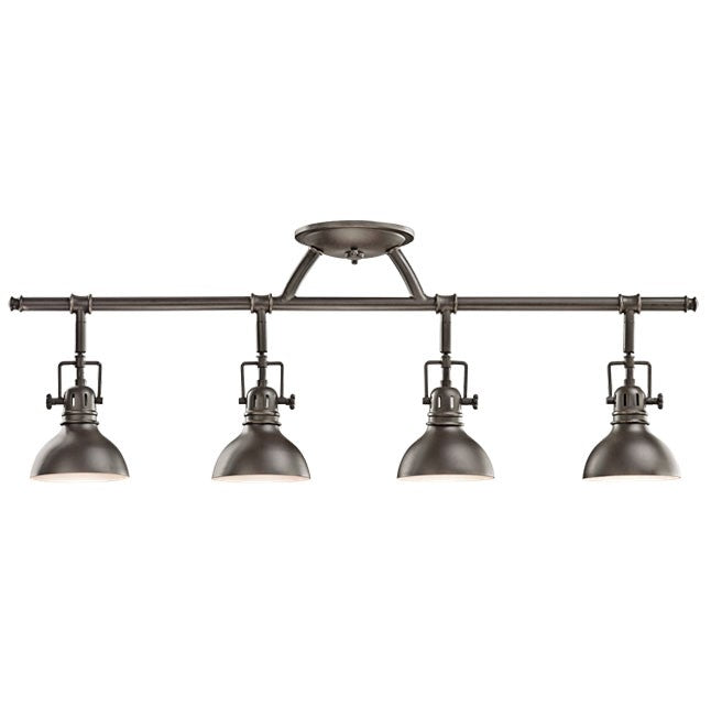 Kichler 7704 Hatteras Bay Fixed Rail 4-lt Semi Flush Mount