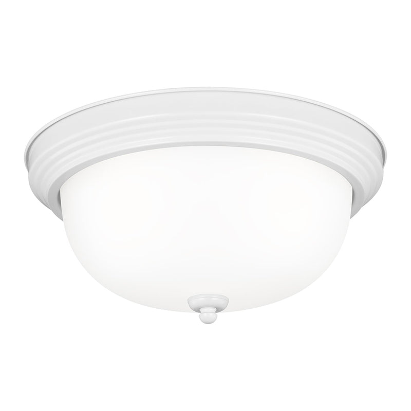 Generation 77065EN3 Geary 3-lt 15" LED Flush Mount