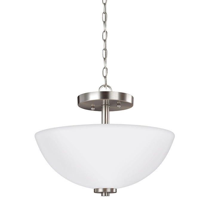 Sea Gull 77160EN3 Oslo 2-lt 14" LED Convertible Pendant